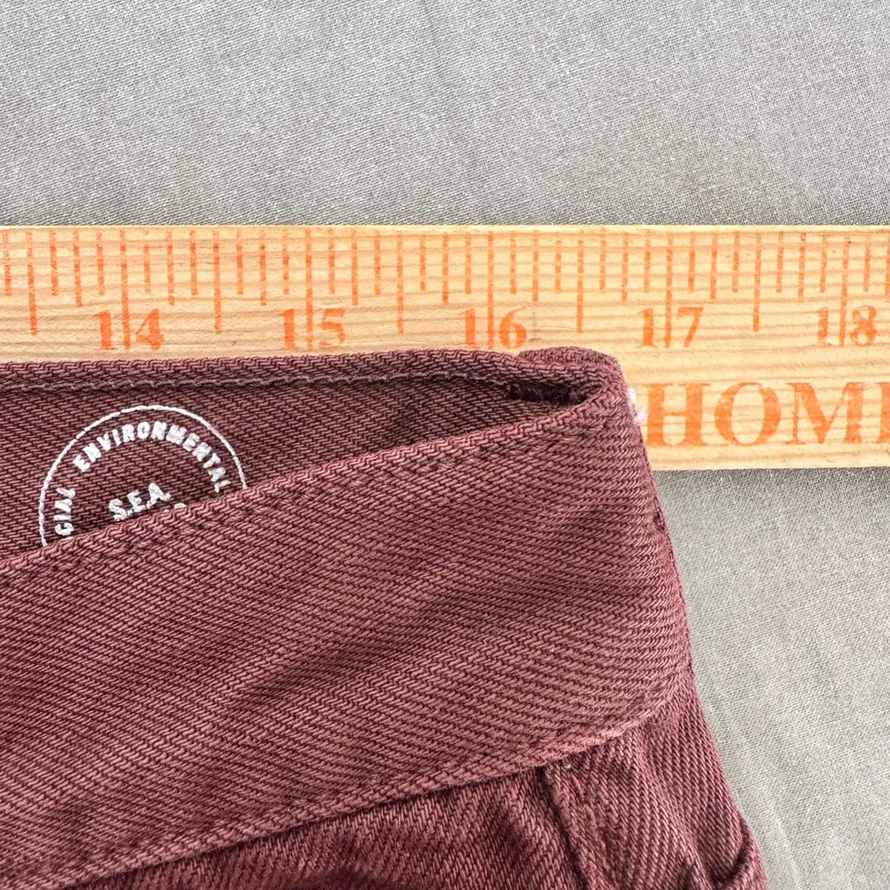 Outerknown SEA Jeans Men’s 31 X 29‎ Organic Cotton Tapered Brown Casual Workwear